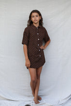 Load image into Gallery viewer, Koya Shirt Dress | Brown Chek
