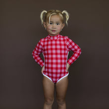 Load image into Gallery viewer, Yamoto | Girls One Piece Rash Guard | Aka Palaka
