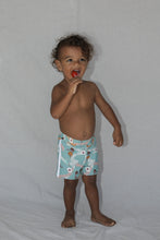 Load image into Gallery viewer, Toki | Boys Soft Swim Short | Green Lei Hula
