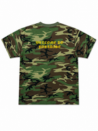Adult Welcome to Paradise Tee | Green Camo