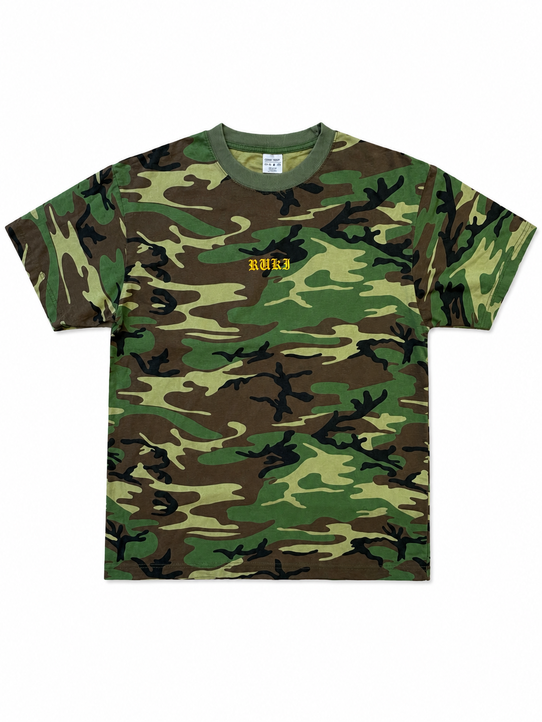 Adult Welcome to Paradise Tee | Green Camo